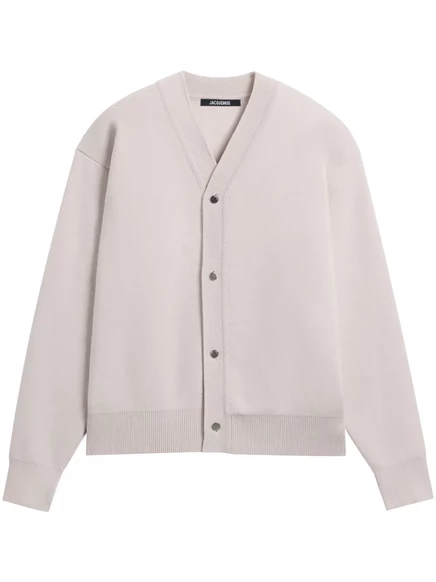 Мужской кардиган Jacquemus Le Cardigan Boutonne, бежевый