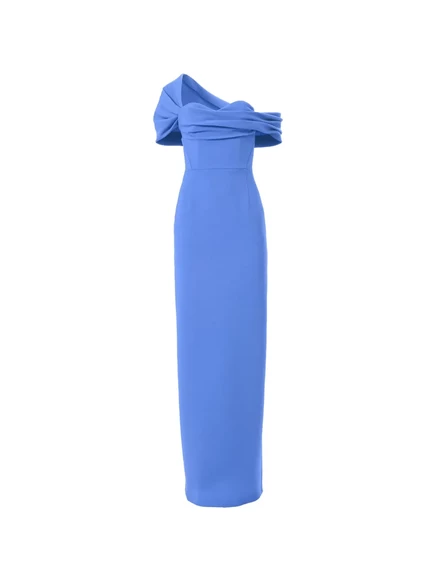 Женское вечернее платье Carolina Herrera, синее