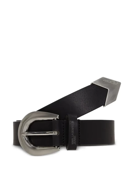 Женский ремень Karl Lagerfeld Jeans с пряжкой, чёрный