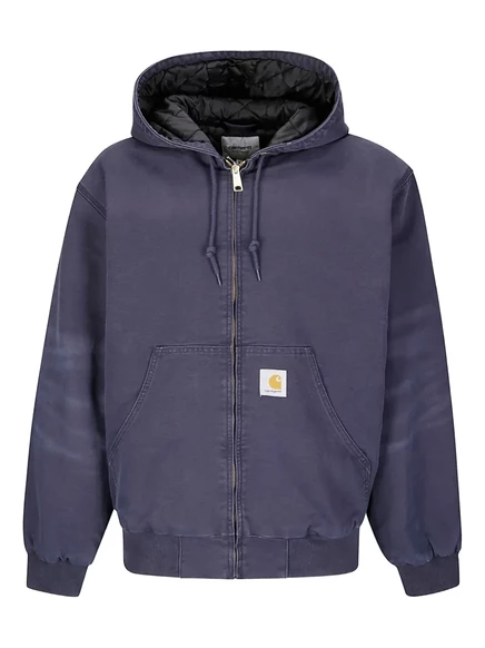 Мужская куртка Carhartt WIP OG Active с капюшоном, темно-синяя