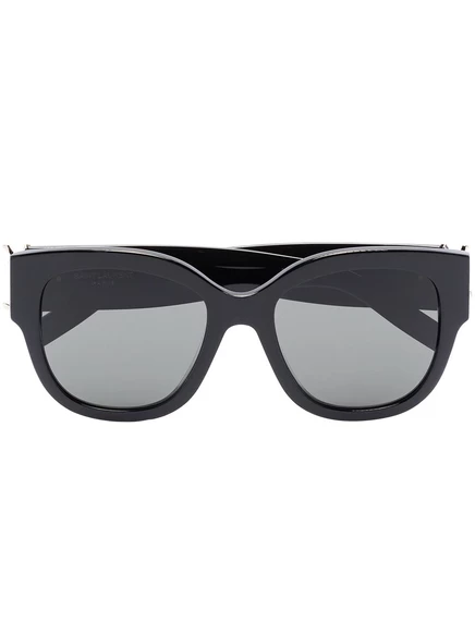 Солнцезащитные очки в негабаритной оправе Saint Laurent Eyewear SL M95 black