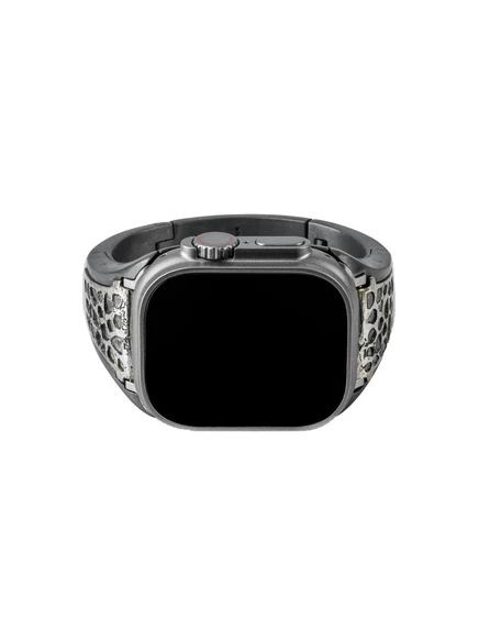 Четыре детали браслета Apple Watch Model 2 Ultra Fuse Sistema v2 Mega Pavé диаметром 17 мм, состоящего из четырех частей. black