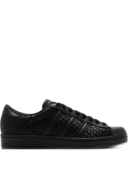 Унисекс кроссовки Adidas Superstar кожаные, черные