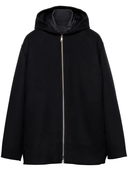 Шерстяной жакет Prada black