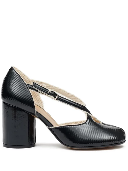Женские туфли Maison Margiela Tabi 80 мм, черные
