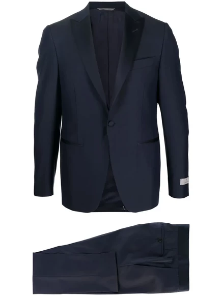 Однобортный костюм от Canali blue