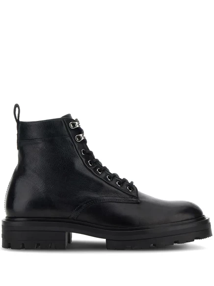 Кожаные ботинки Hogan H673 black