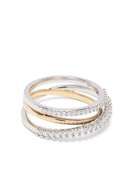 Женское кольцо Swarovski Hyperbola, серебристое