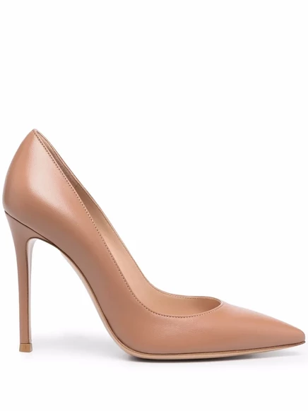Кожаные туфли-лодочки Gianvito Rossi 105 мм Gianvito neutrals