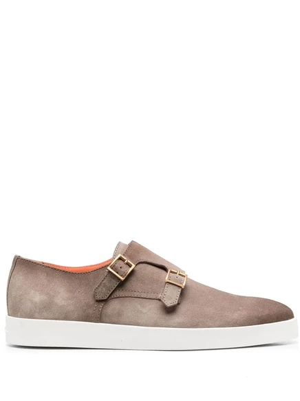 Мужские монки Santoni Bankable, коричневые