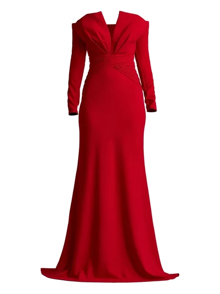 Женское вечернее платье Tadashi Shoji, красное