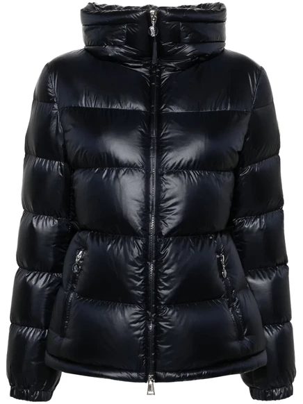 Женская стеганая куртка Moncler Douro, темно-синяя