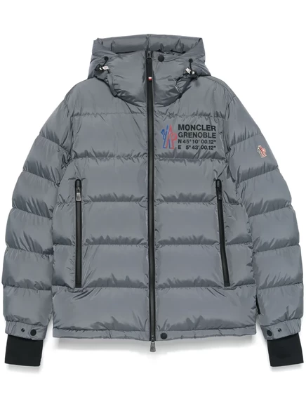 Мужская лыжная куртка Moncler Grenoble Isorno, серая