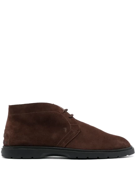 Мужские ботинки Tod's Desert из замши, кофейные