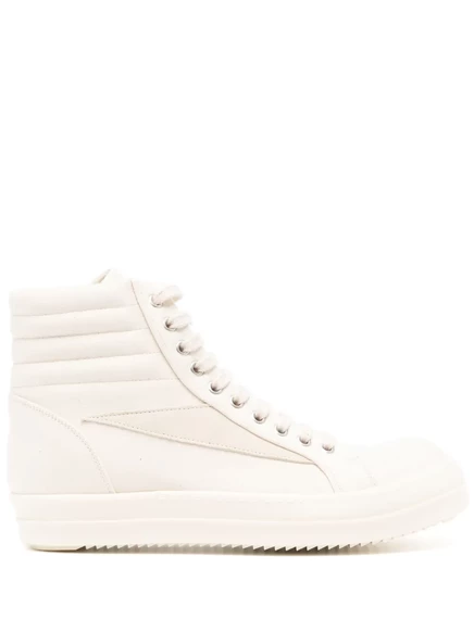 Высокие кроссовки Rick Owens DRKSHDW Lido с отделкой панелями neutrals