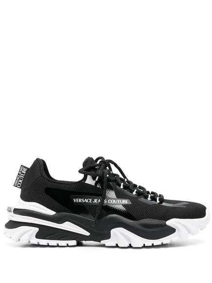 Мужские низкие кроссовки Versace Jeans Couture, черные