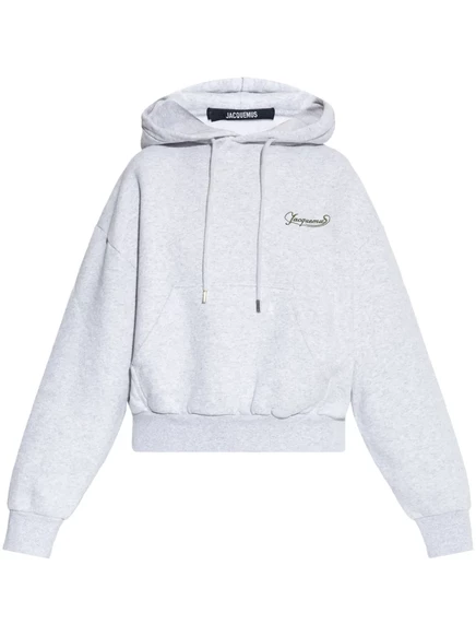 Толстовка с вышитым логотипом Jacquemus grey