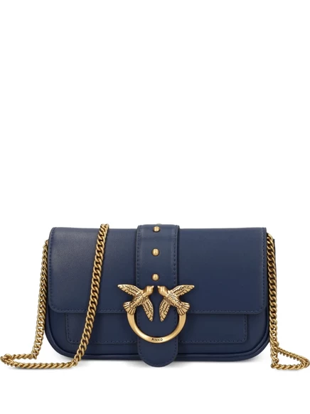 Сумка через плечо PINKO mini Pocket Love blue