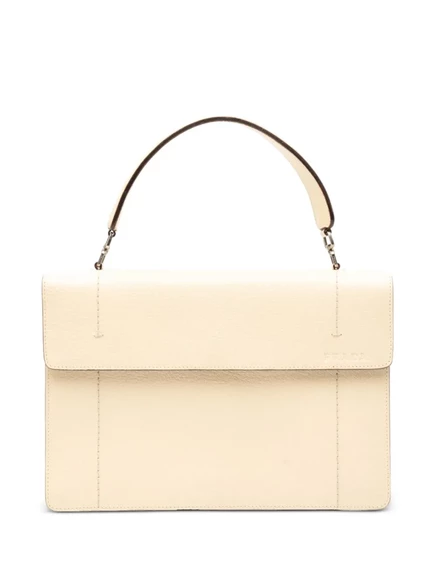 Сумка Cinghiale с клапаном и верхней ручкой, бывшая в употреблении у Prada 2010-2025 brown