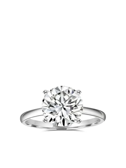 Женское кольцо tilla солитер 14k белое золото, 3 карата