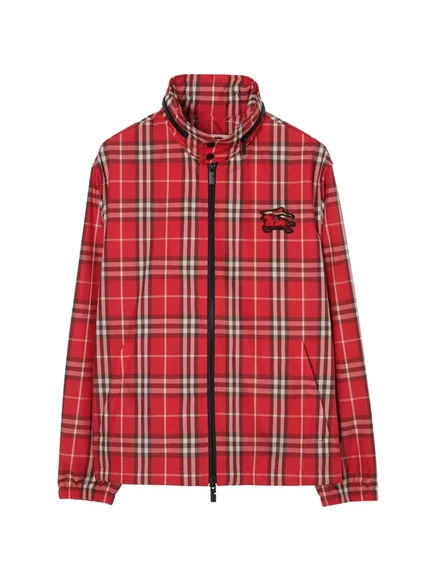 Мужская ветровка Burberry EKD Check, красная