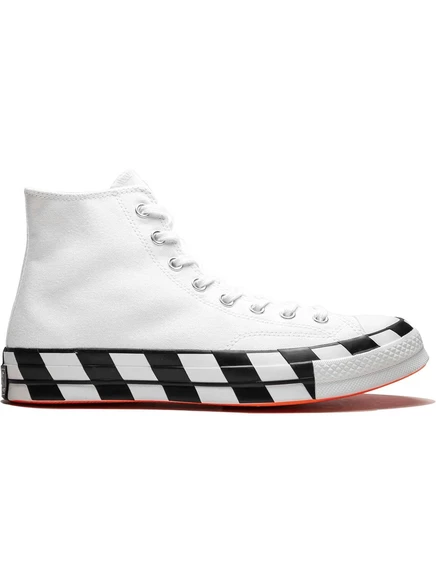 Унисекс кеды Converse Chuck Taylor 70 Hi x Off-White, белые