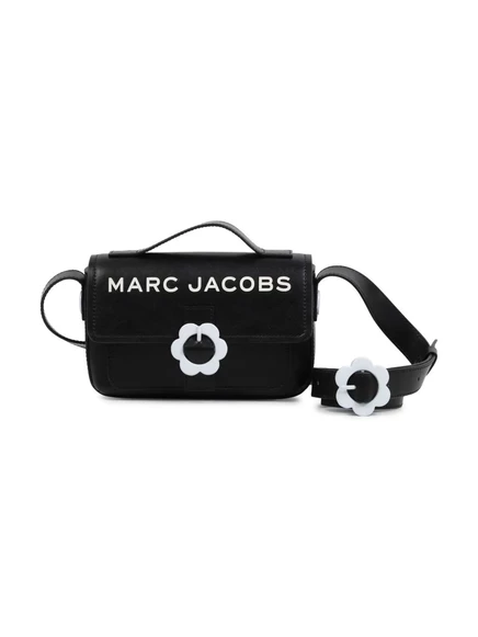 Детская сумка на плечо Marc Jacobs Kids с логотипом, черная