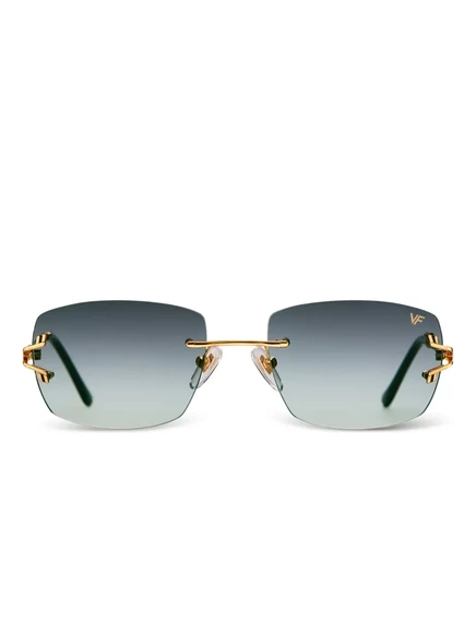 Очки Vintage Frames Company Bal Harbour без оправы, золотые