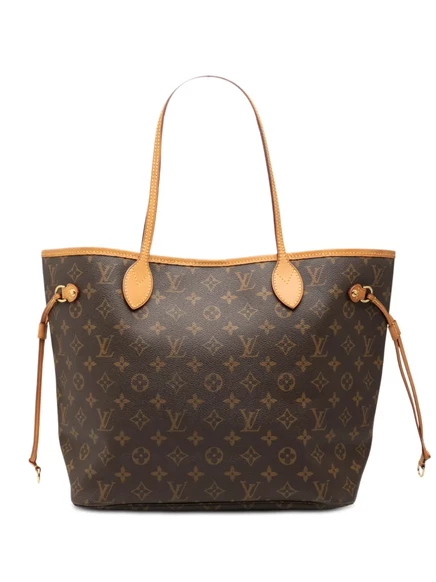 Сумка-тоут Neverfull MM с монограммой Louis Vuitton, бывшая в употреблении в 2009 году