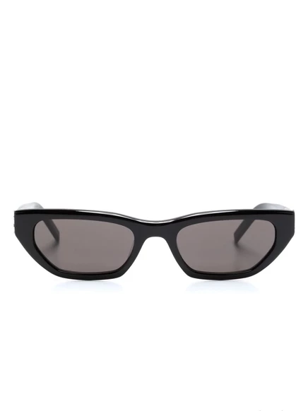 Женские солнцезащитные очки Saint Laurent кошачьи, черные