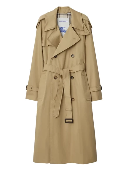 Женский тренч Burberry с поясом, коричневый