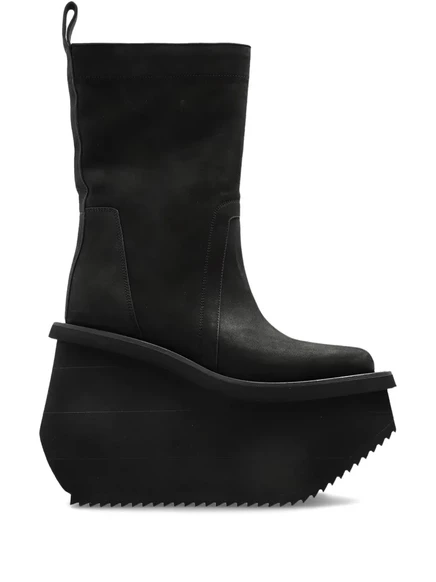 Мужские ботинки Rick Owens с платформой, черные