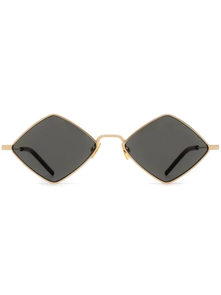 Унисекс солнцезащитные очки Saint Laurent Lisa, золотистые