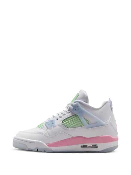 Детские кроссовки Jordan Air 4 GS «Valentine's Day», белые