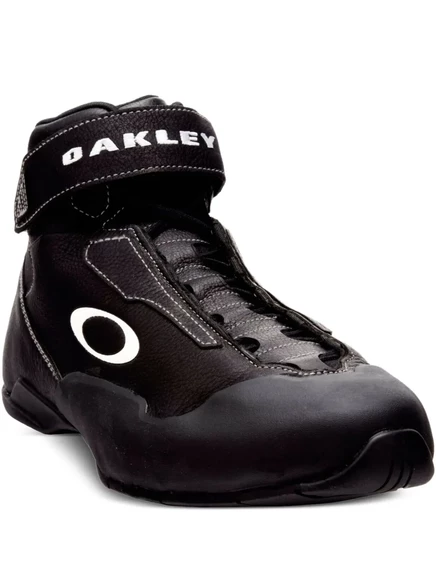 Мужские высокие кроссовки Oakley с логотипом, черные