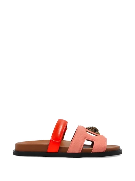 Женские сандалии Kurt Geiger London с вырезами, розовые