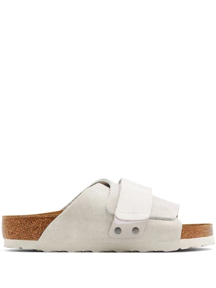 Босоножки с замшевым ремешком Birkenstock Kyoto white