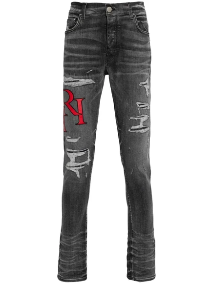 Мужские джинсы Amiri скинни, черные