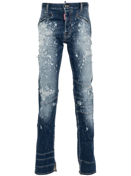 Мужские джинсы DSquared2 Cool Guy узкие, индиго