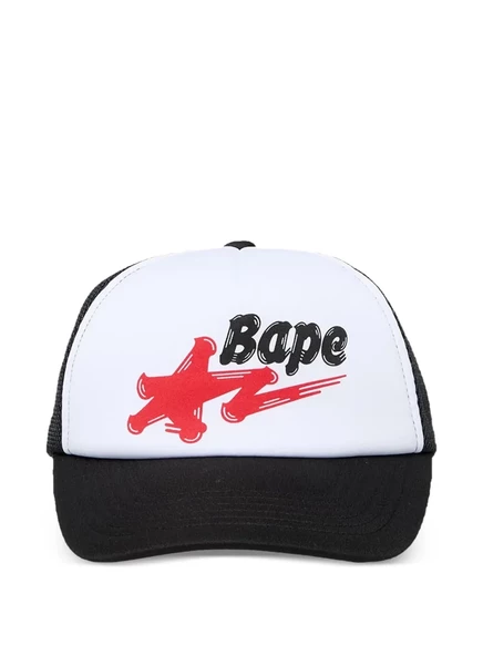 Мужская тракерка A Bathing Ape Star, белая