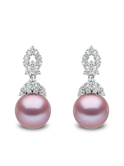 Женские серьги Yoko London Duchess 18K жемчуг, серебристые