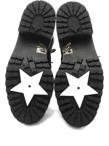 Бывшие в употреблении ботинки cannage-quilting D-Leader от Christian Dior black