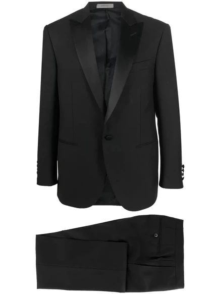Мужской однобортный смокинг Corneliani, черный