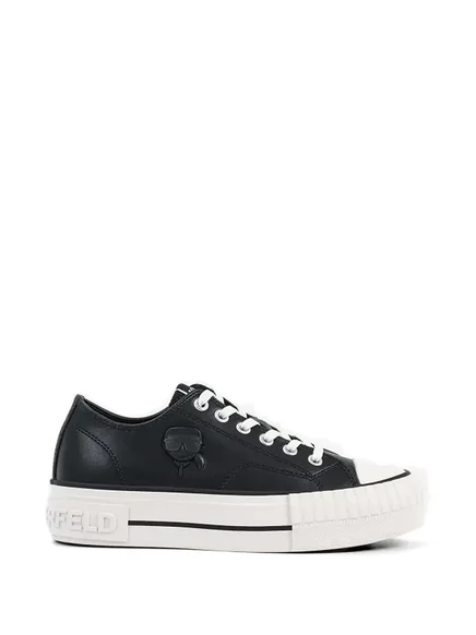 Женские кеды Karl Lagerfeld Kampus Max на платформе, черные