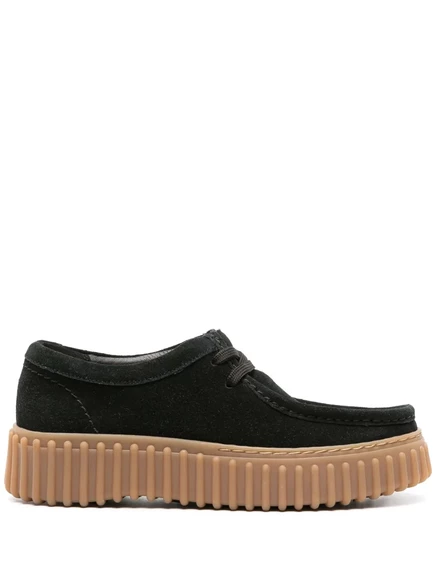 Женские лоферы Clarks Torhill Bee из замши, черные