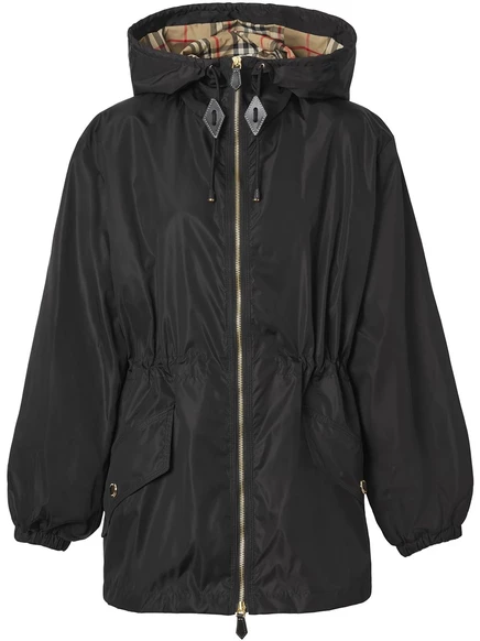 Легкая куртка с капюшоном Burberry ECONYL® black