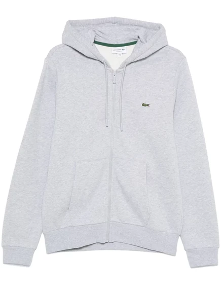 Мужское худи Lacoste с логотипом, серое