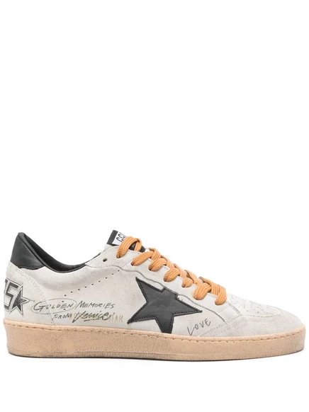 Мужские кеды Golden Goose Ball Star, светло-серые