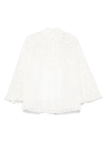 Блузка ZIMMERMANN Ascension neutrals