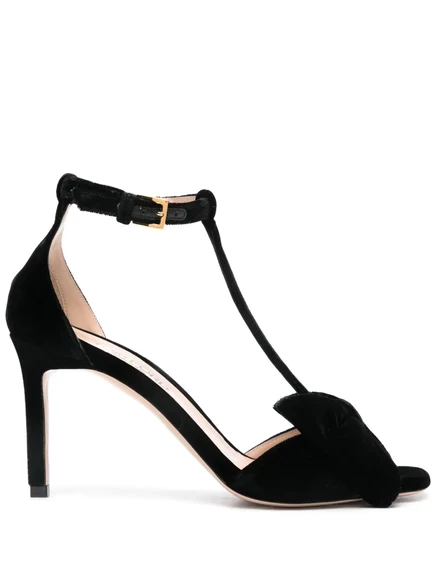 Бархатные босоножки TOM FORD 80 мм black